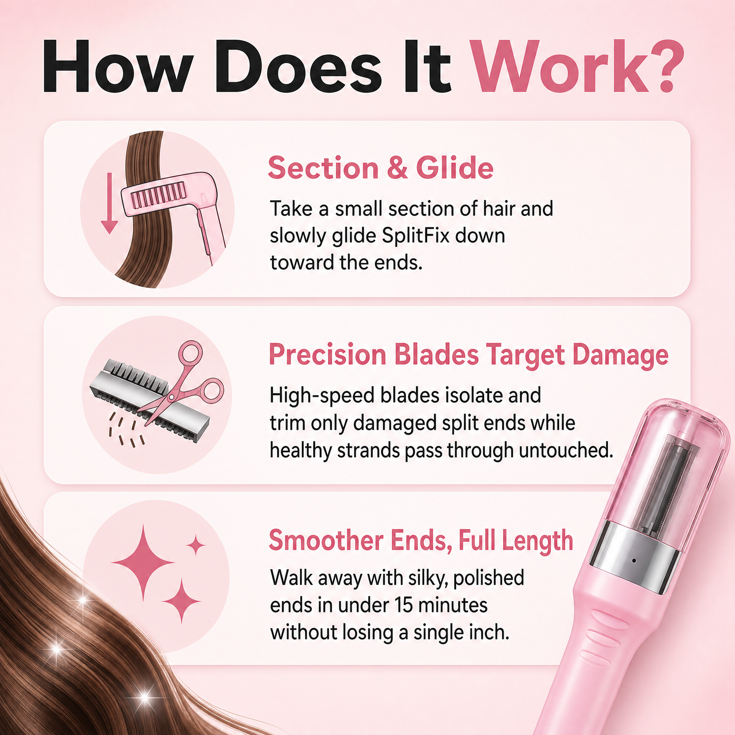 NuveOrganics™ SilkRenew Split-End Trimmer