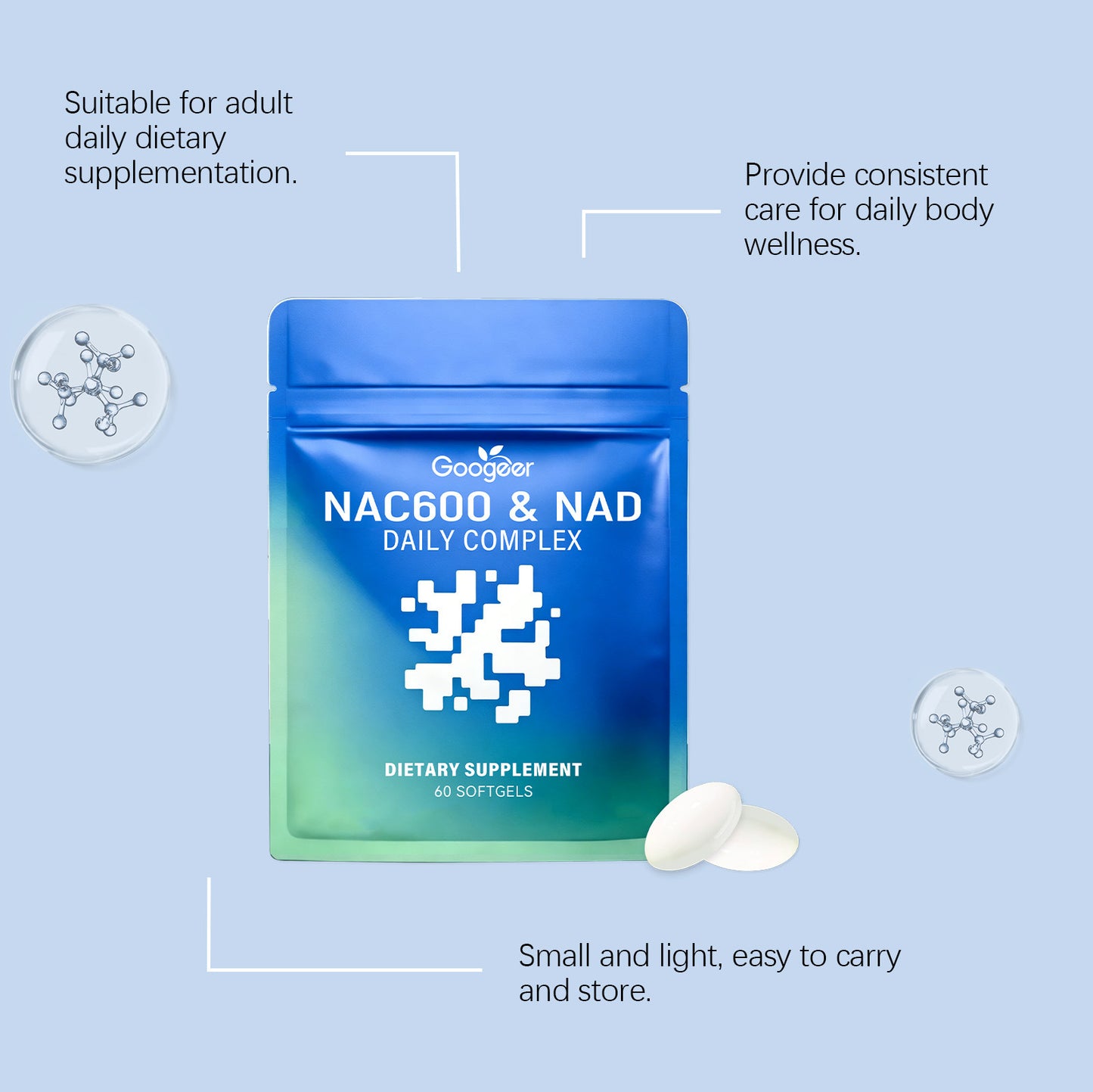 Body Care Nutritional Supplement Capsules